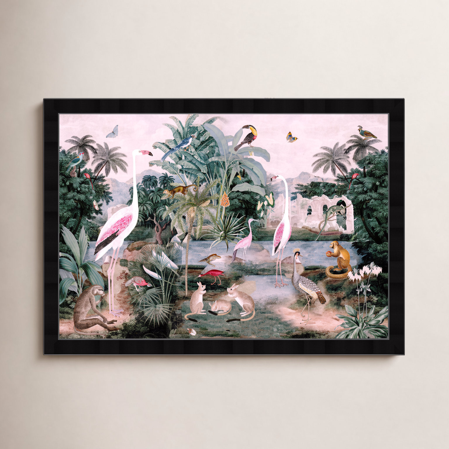 The One Place Day Painting, 36" H x 54" W x 0.5" D