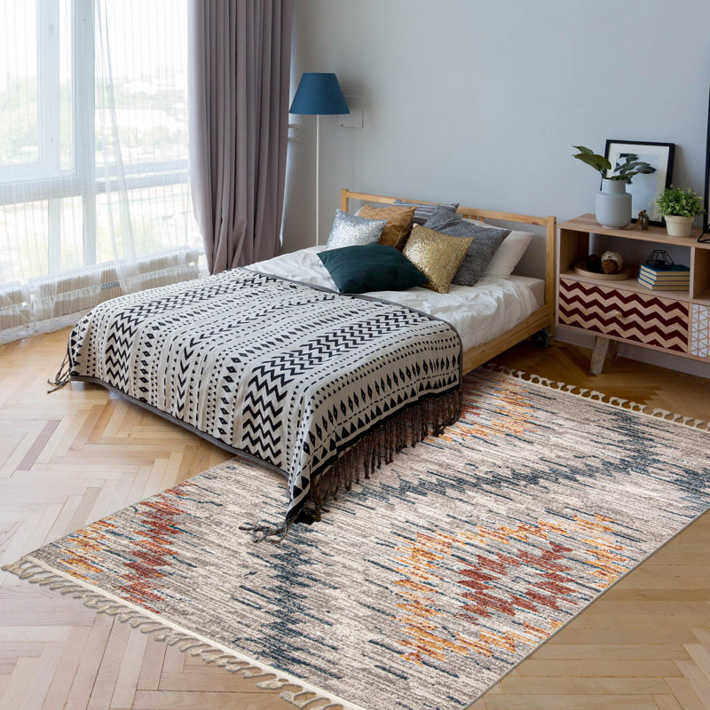 Abdul-Rahim Chevron Indoor Rug, Rectangle 7'10" x 10'5"