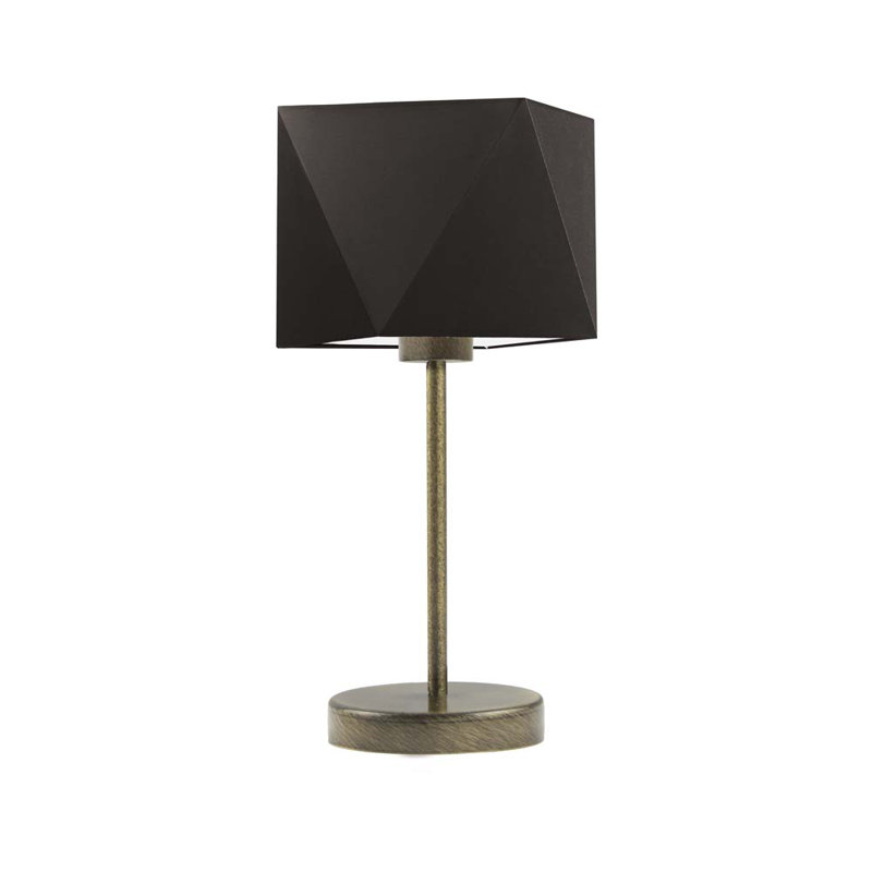 Denzal Metal Table Lamp, Old Gold, Brown