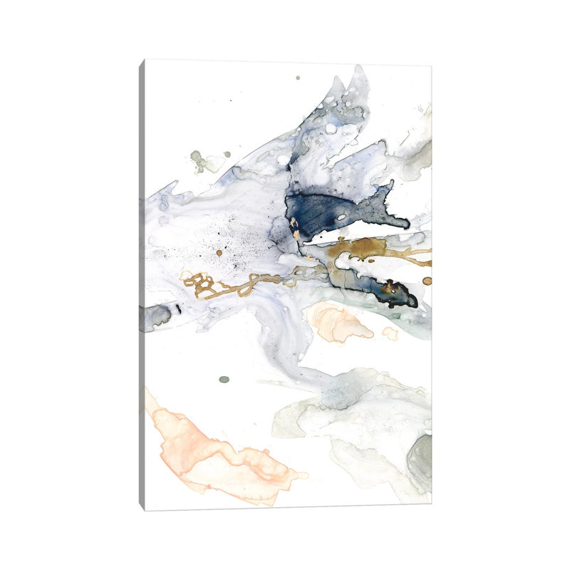 Organic Interlace II by Victoria Borges - Wrapped Canvas Painting, 30.48 cm H x 45.72 cm W