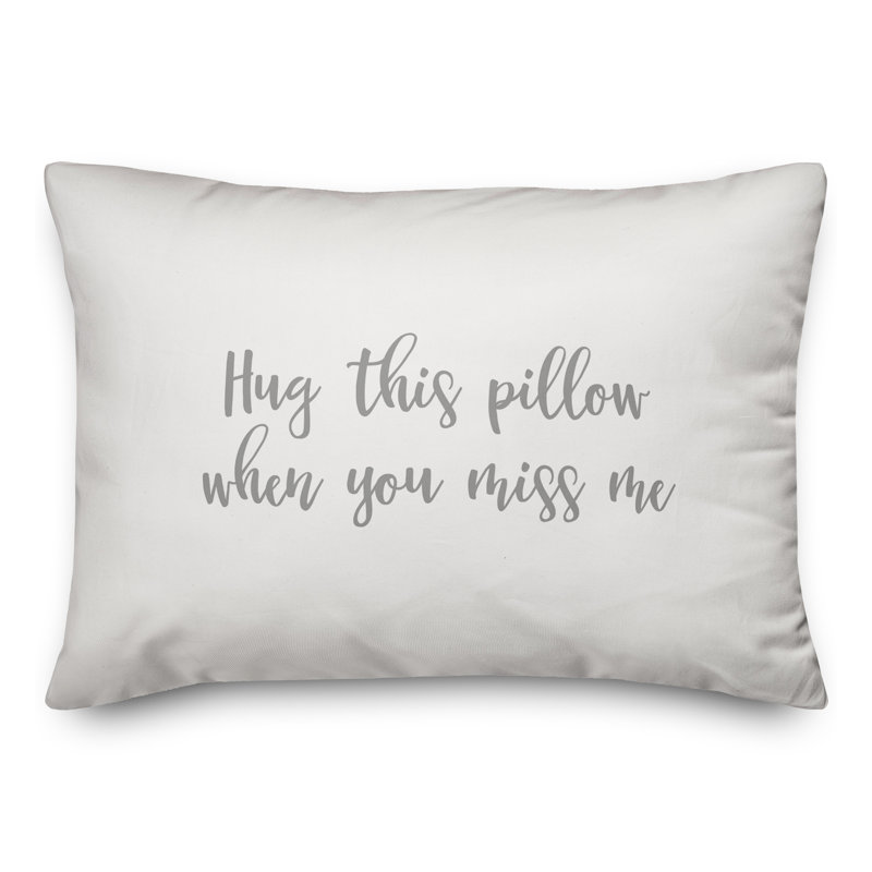  Coussin Hug, Gris / blanc