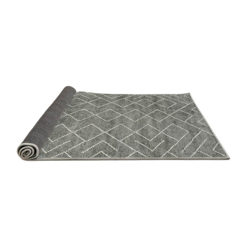 Geometric Indoor Rug, Round 4'