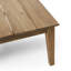 Table basse d'extérieur en bois d'acacia