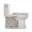 TOTO Ultramax One-Piece Elongated 1.28 GPF Universal Height Toilet with CEFIONTECT and SS114 SoftClose Seat, Sedona Beige - MS608114CEFG#12-603282351-603282345