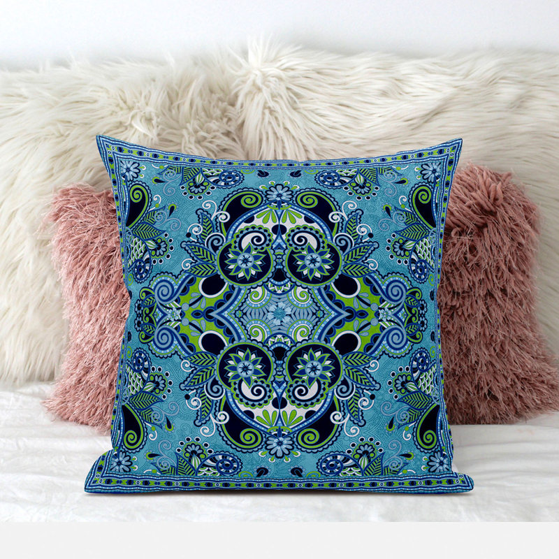 Housse et insert de coussin décoratif en polyester, 18 po x 18 po