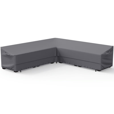 Outdoor Sectional Sofa Cover Waterproof V Shaped Patio Furniture Covers for Deck, Lawn and Backyard by Latitude Run