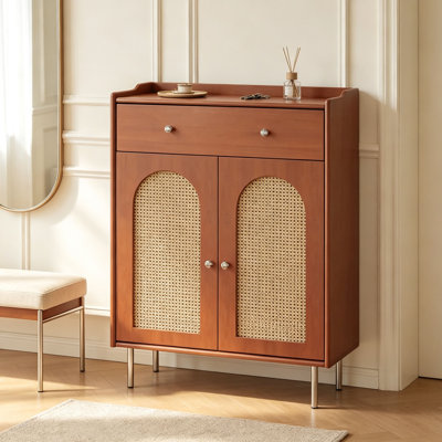 Italian style retro shoe cabinet for home use