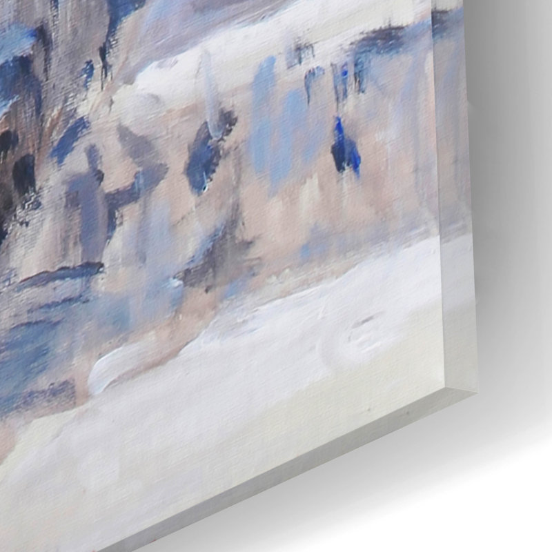  «Flatiron» par Allayn Stevens, art mural acrylique, 12 po x 16 po