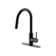 Dual Spray Push Button Mode Kitchen Faucet with Pull Down Sprayer Head