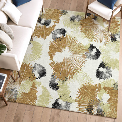 Tapis floral Premium Mayfield AMF2132 lavable à la machine