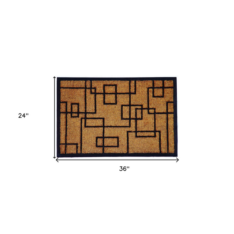 Tapis d'extérieur 24 po x 36 po Coir