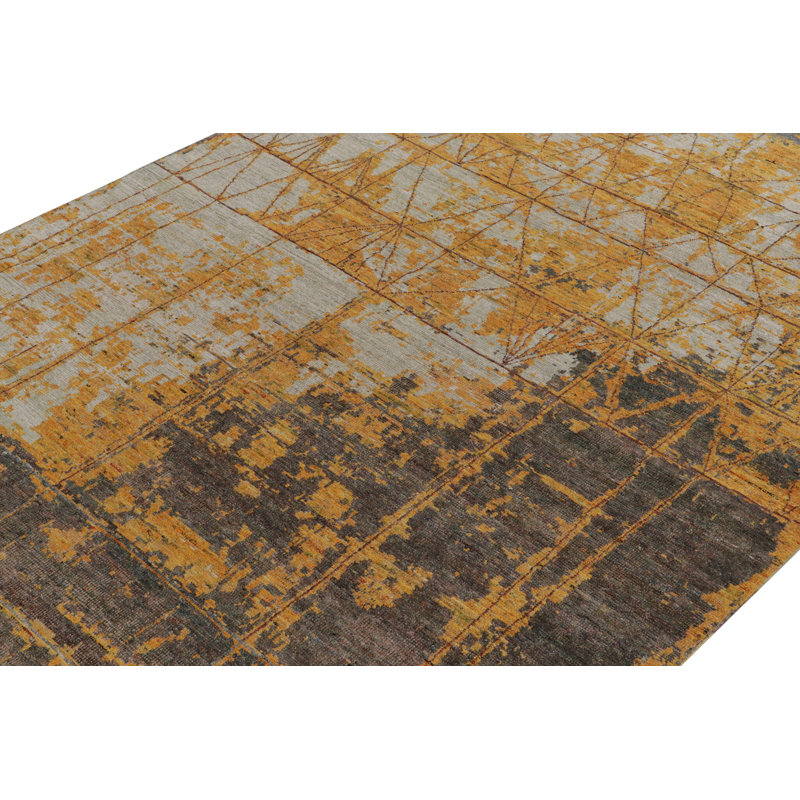 Wool Abstract Area Rug