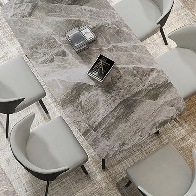Graceful Slate Dining Table Sets.