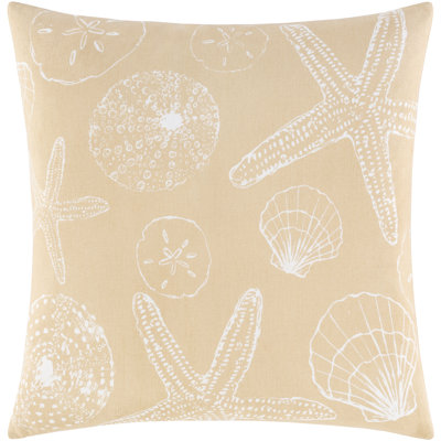  Sea Life Cotton Throw Pillow