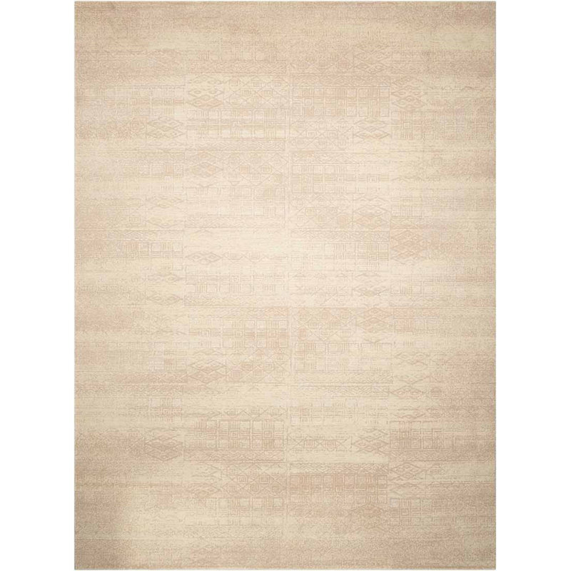 Hearld Wool/Silk Bone Area Rug