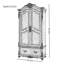 Armoire américaine en bois massif brun