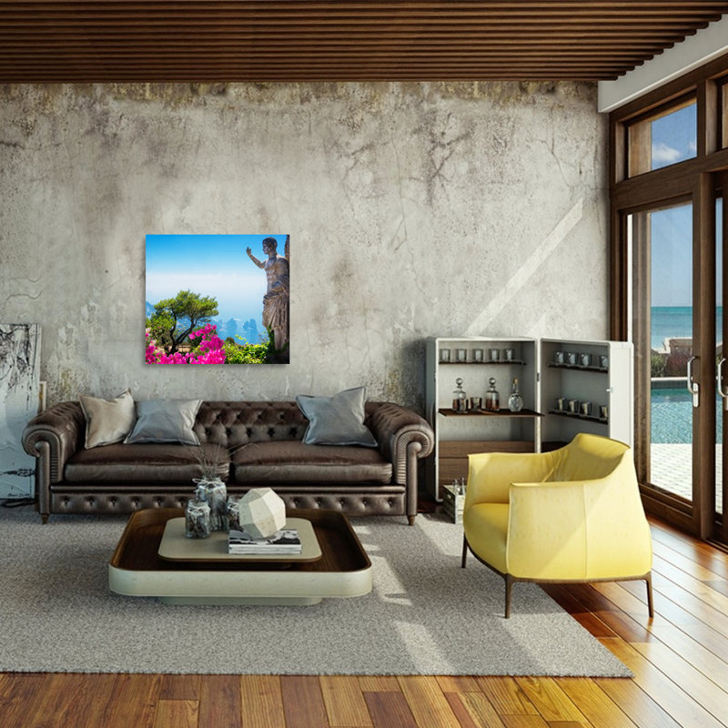 Captivating Capri Print, 30" H x 40" W x 1.5" D, Aluminum