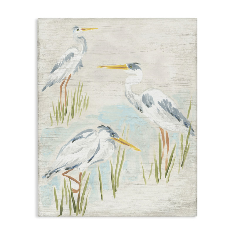 "Rustic Lake Birds", art mural par June Erica Vess, H 30 po x l 24 po