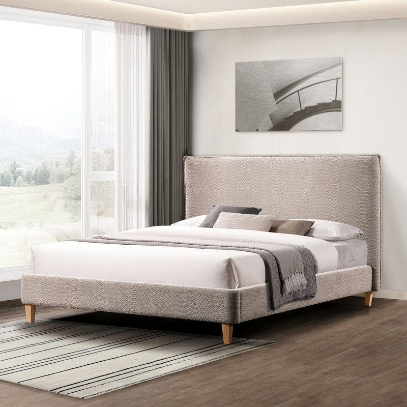 Lit plateforme tapissier Contemporary
