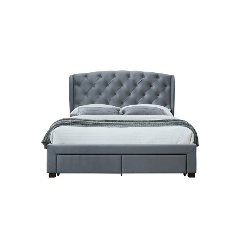 Avengers Upholstered Bed Frame, Double (4'6)