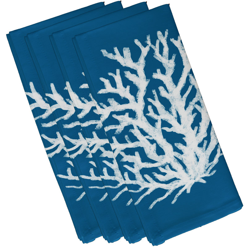 Ensemble de serviettes 4 pièces Tulare, L 18 po x L 18 po, Motif cachemire