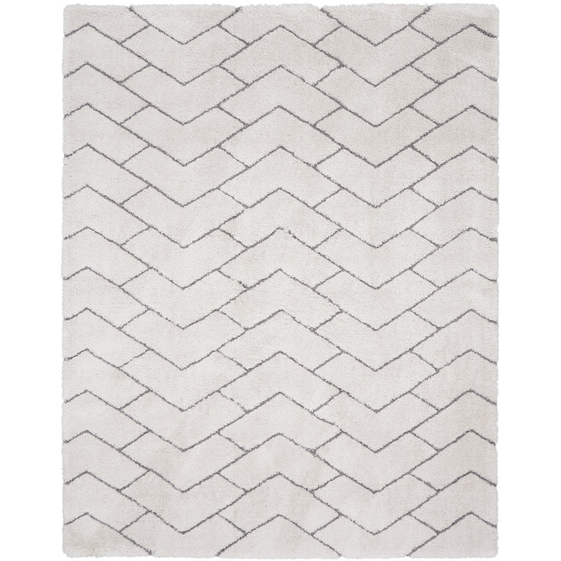 Worner Chevron Indoor Rug, Rectangle 7'10" x 9'10"