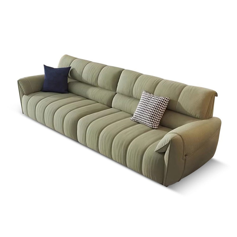 Coussin modulaire vert 100% polyester, 3, Vert, 35.43" H x 98.43" W x 37.8" D