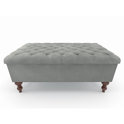 Rannie Velvet Upholstered Storage Bench