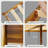 Oliver Solid Wood Platform Bed with Rattan Headboard -359415752-360424246