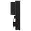 Tall Bathroom Storage Cabinet, Freestanding Storage Cabinet With Two Different Size Drawers And Adjustable Shelf, Board With Painted