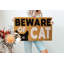 Tapis «Beware of Cat»