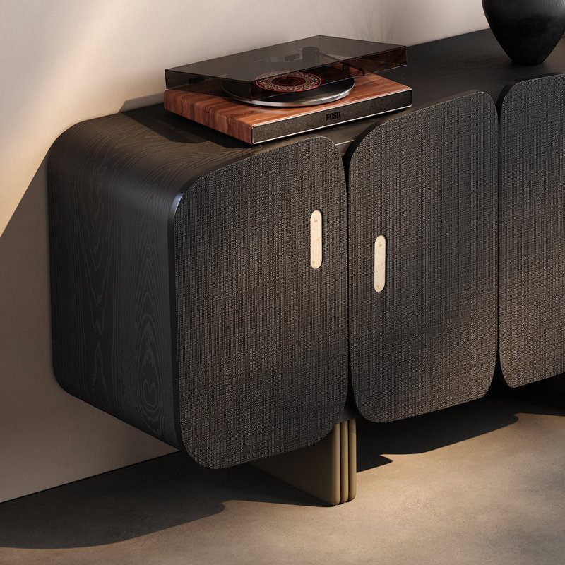 Italian-style minimalist luxury sideboard