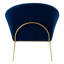 Fauteuil demi-tonneau en velours 31 po Lucent-1784623170