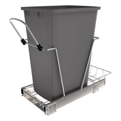 Rev-A-Shelf Pull Out Trash Can 35 Qt for Kitchen Cabinets