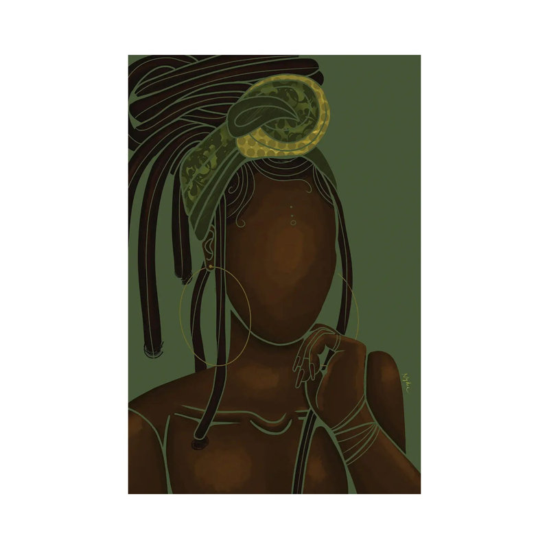 Natural by Colored Afros Art - Wrapped Canvas Print, 30.48cm H x 20.32cm W x 1.905cm D