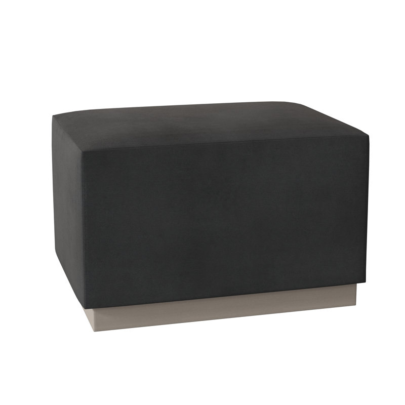 Merino Upholstered Ottoman, Blanca, Performance Chenille 5533-002