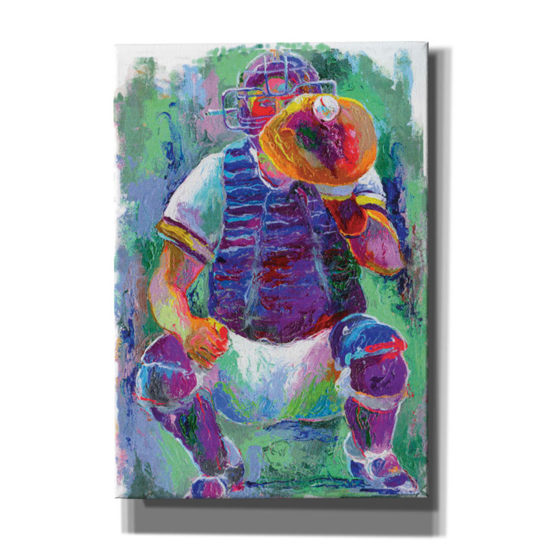 «Catcher» par Richard Wallich, H 26 po x l 18 po x P 0,75 po