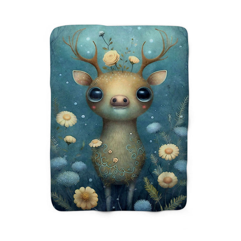 Couverture Soft Forest, L 80 po x l 60 po