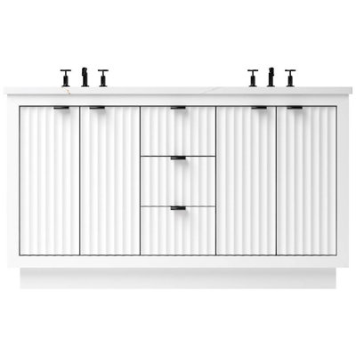 Meuble-lavabo double Lecrieu