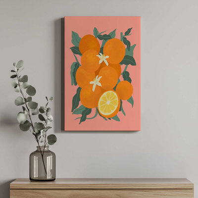 «Fruit Harvest 01 Oranges» par Garima Dhawan, reproduction d'art sur toile