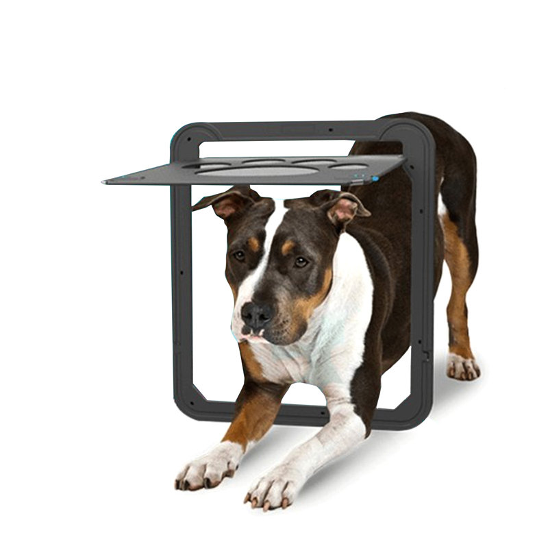Pet Dog Screen Door Magnetic Flap Screen Automatic Lockable 12" x 14"