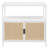 Berlinda 2-door Radio Weave Cane Metal Accent Cabinet-773659372