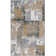 Aracelie  Geometric Patchwork Floral Area Rug in Camel