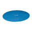 Bâche de protection solaire pour piscine, paquet bleu avec piscine hors terre en métal