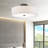 Bazilijus Linen Blend Semi Flush Mount-354253635