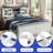 Farmhouse Rustic Bookcase Bed-882752241-882752242