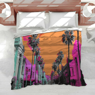 Édredon Urban Street Bedding Cityscape Maximalist