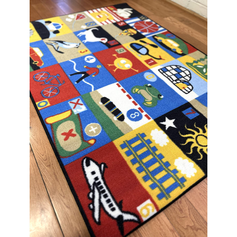 Tapis pour enfant Fun Time, Rectangle 3 pi x 5 pi