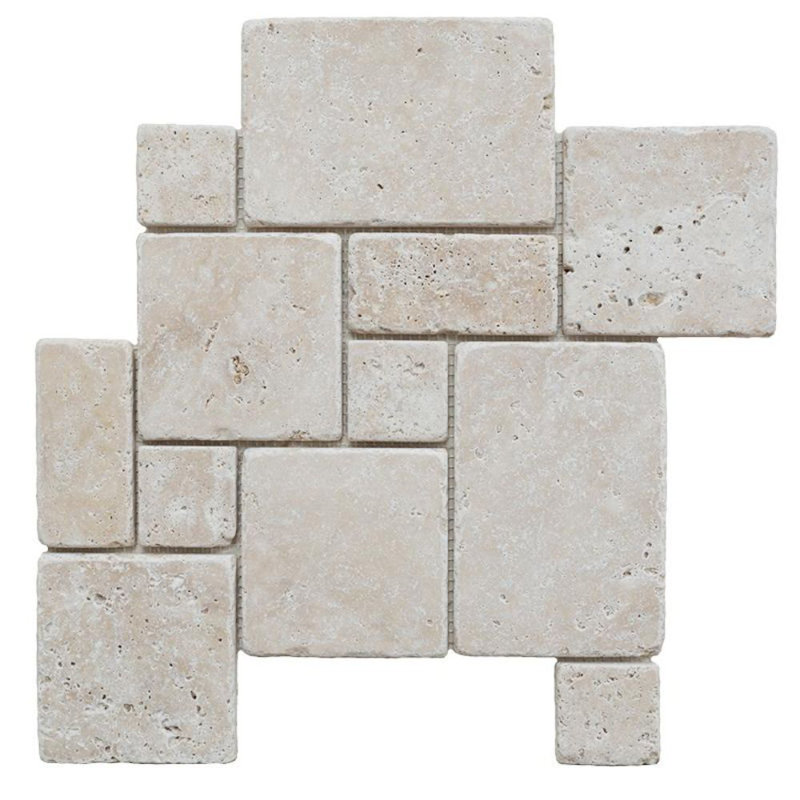 Travertine Versailles Mosaic Wall & Floor Tile