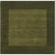 Dolma Handmade Hand Loomed Wool Dark and Hunter Green Rug
